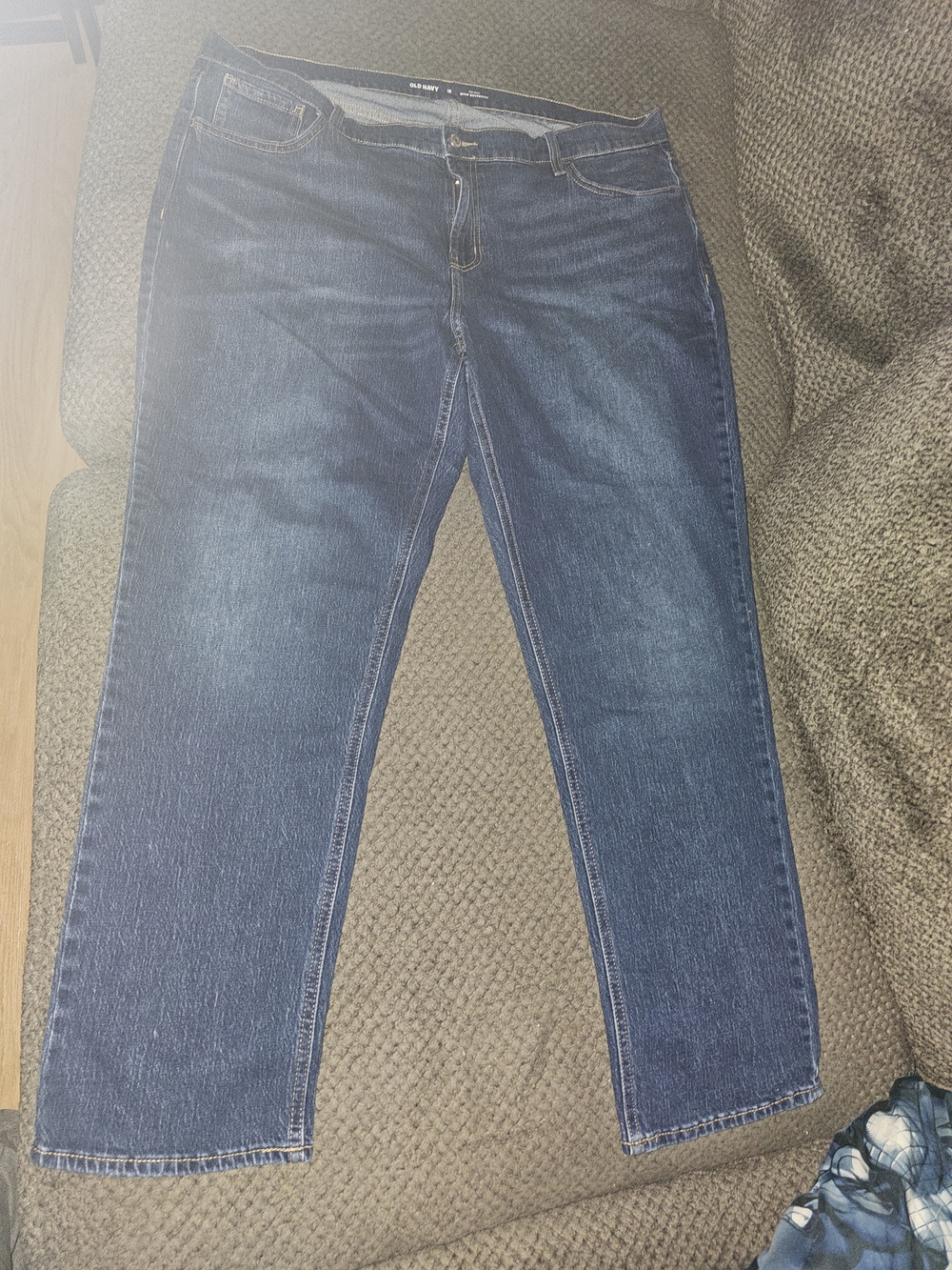Old Navy Women's Dark Blue Boyfriend Jeans
